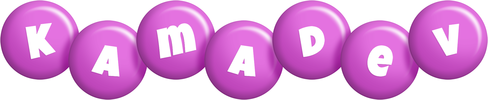 Kamadev candy-purple logo