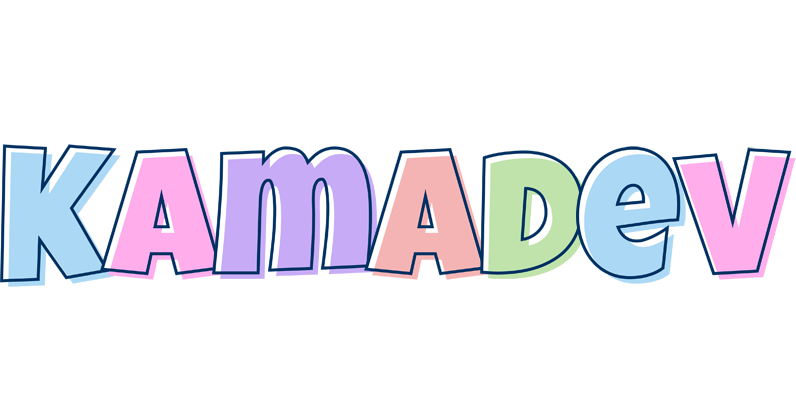 Kamadev pastel logo