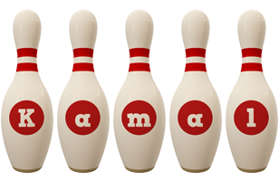 Kamal bowling-pin logo