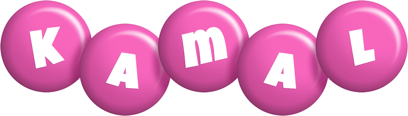Kamal candy-pink logo