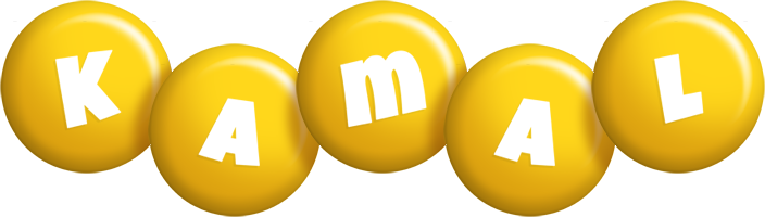 Kamal candy-yellow logo