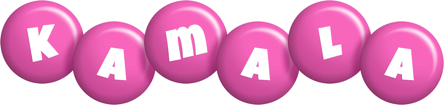 Kamala candy-pink logo