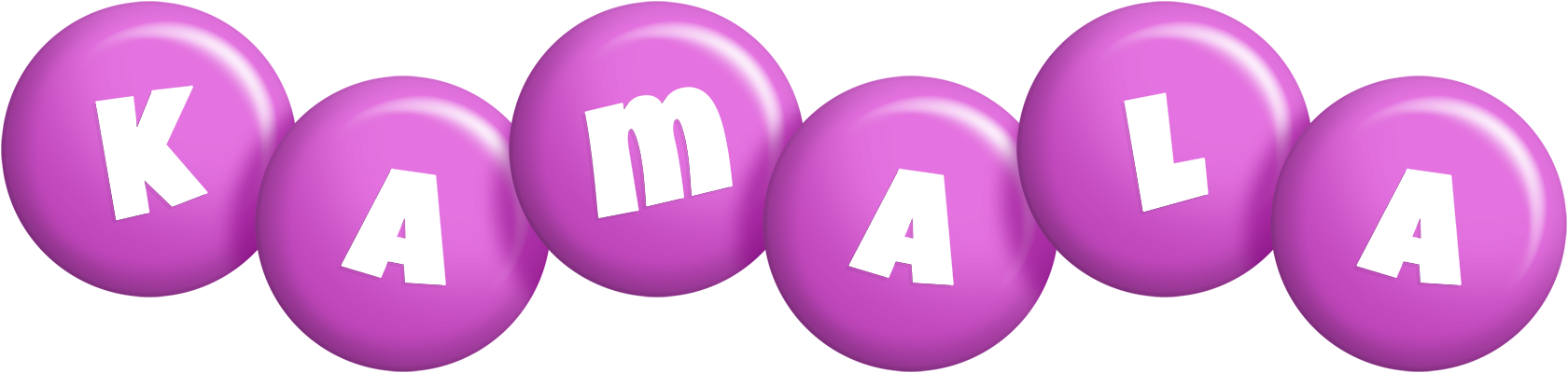 Kamala candy-purple logo