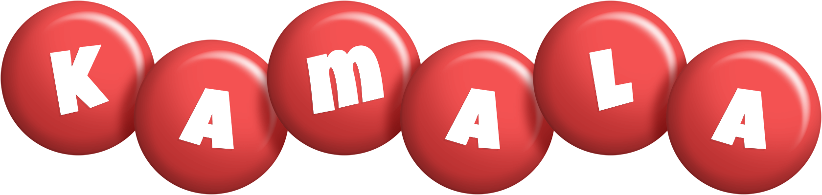 Kamala candy-red logo