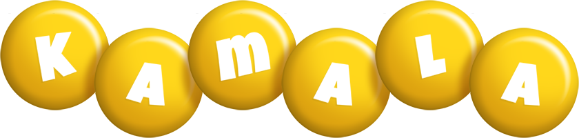 Kamala candy-yellow logo