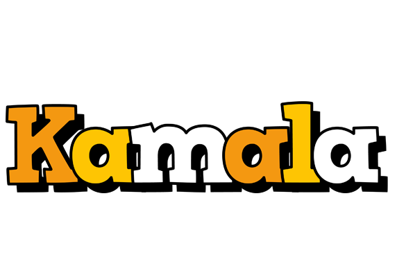 Kamala cartoon logo
