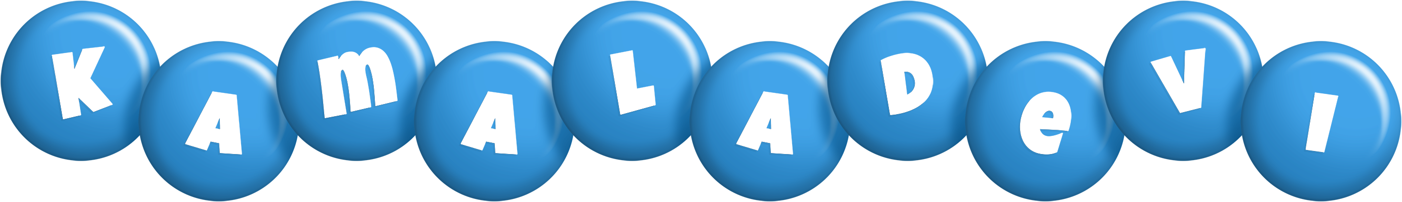 Kamaladevi candy-blue logo