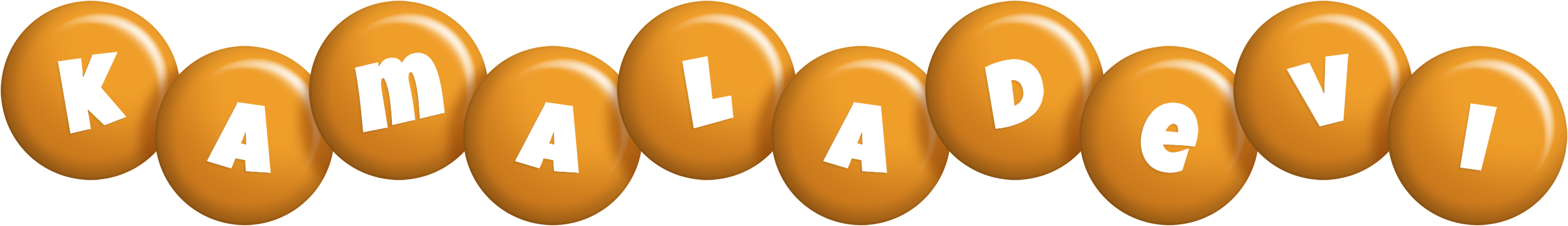 Kamaladevi candy-orange logo