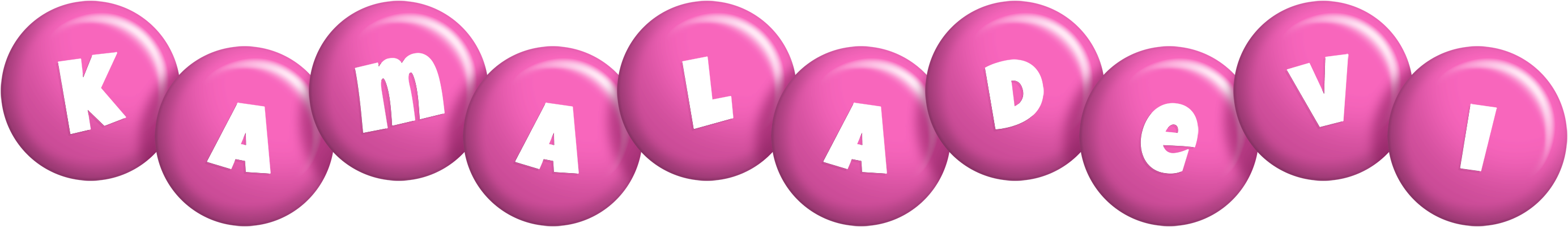 Kamaladevi candy-pink logo