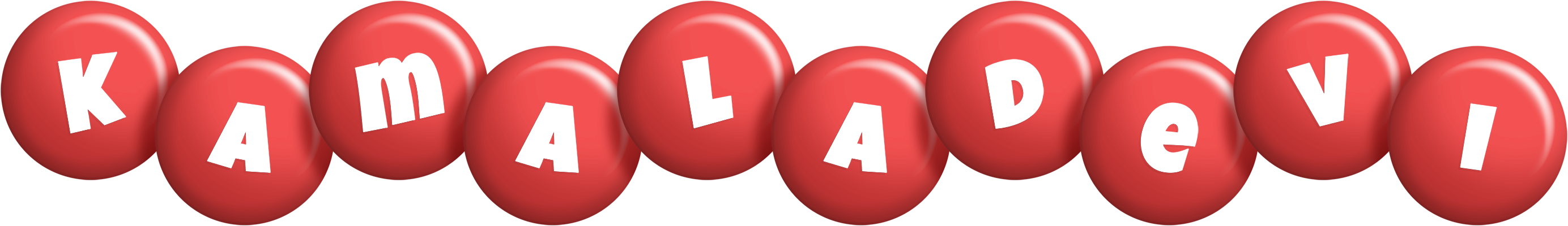 Kamaladevi candy-red logo