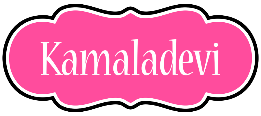 Kamaladevi invitation logo