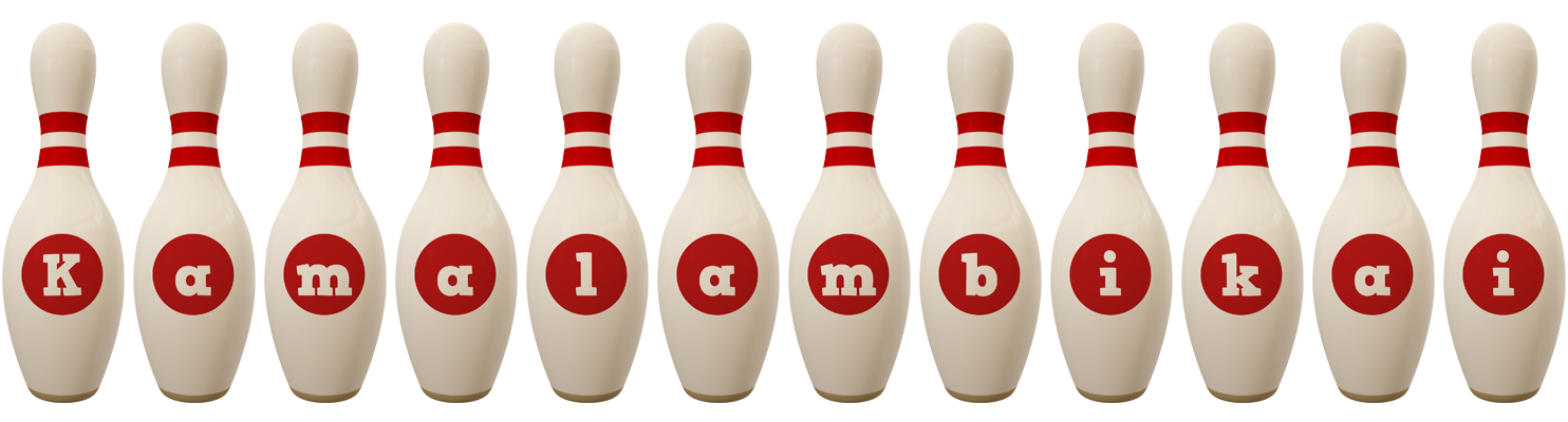 Kamalambikai bowling-pin logo
