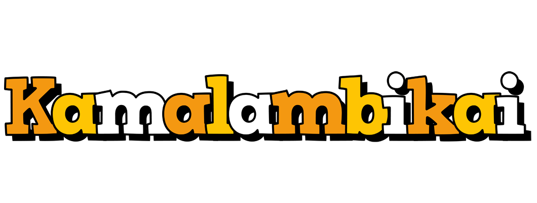 Kamalambikai cartoon logo