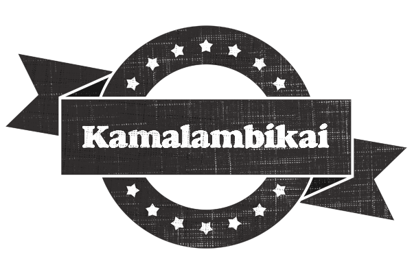 Kamalambikai grunge logo