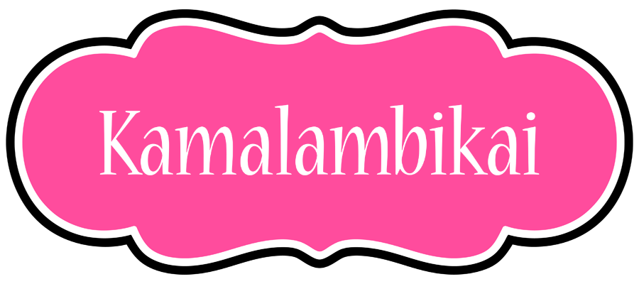 Kamalambikai invitation logo