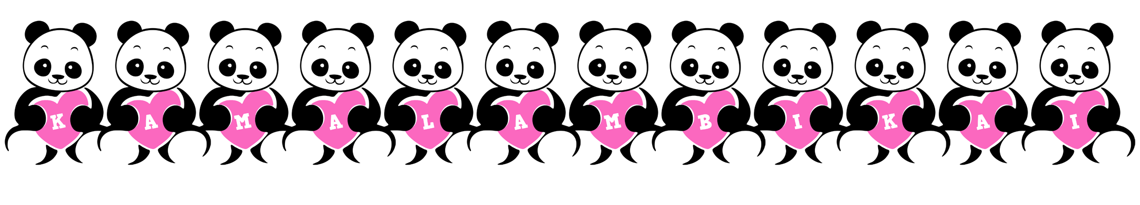Kamalambikai love-panda logo