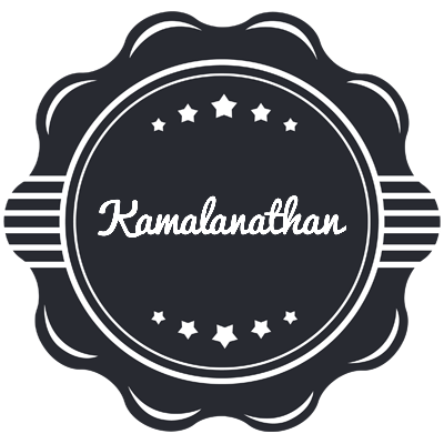 Kamalanathan badge logo