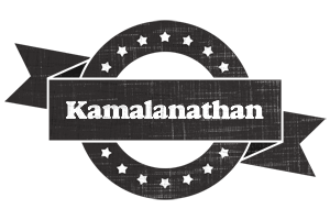 Kamalanathan grunge logo