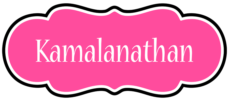Kamalanathan invitation logo