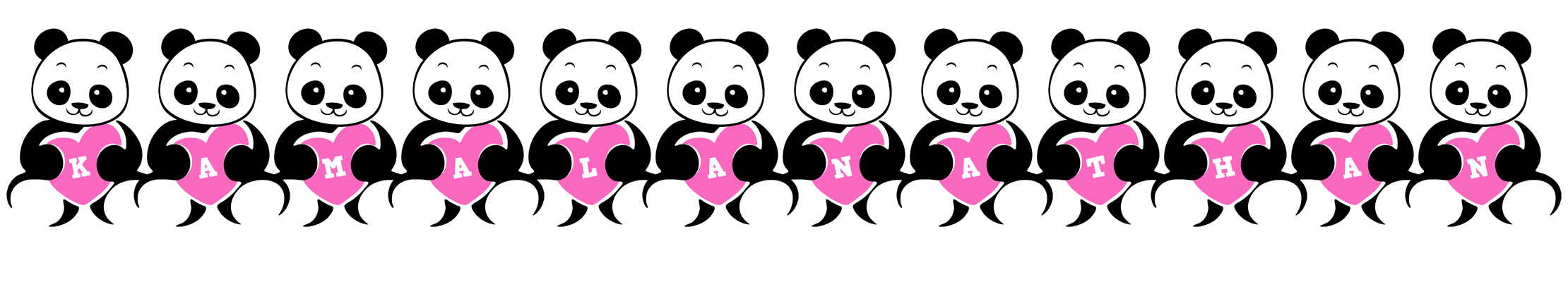 Kamalanathan love-panda logo