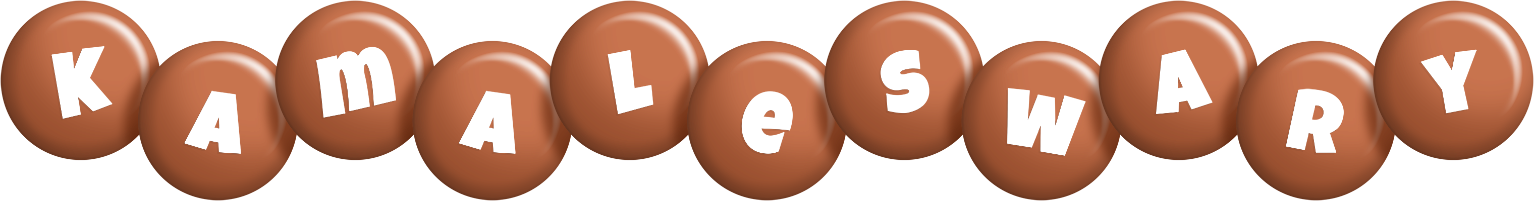 Kamaleswary candy-brown logo