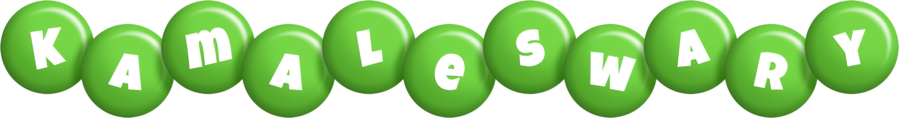 Kamaleswary candy-green logo