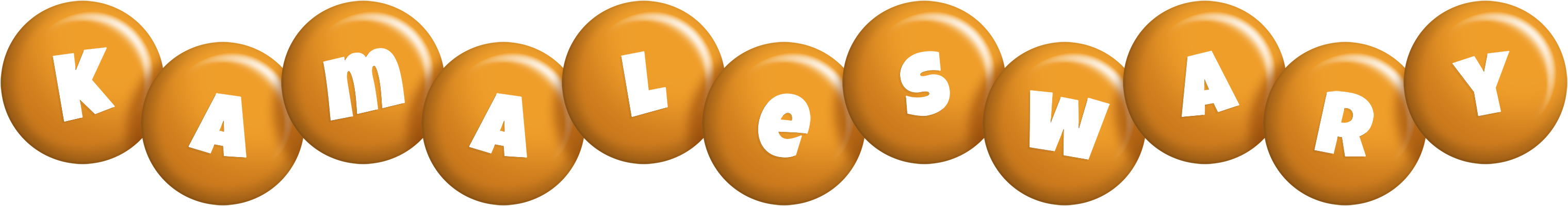 Kamaleswary candy-orange logo