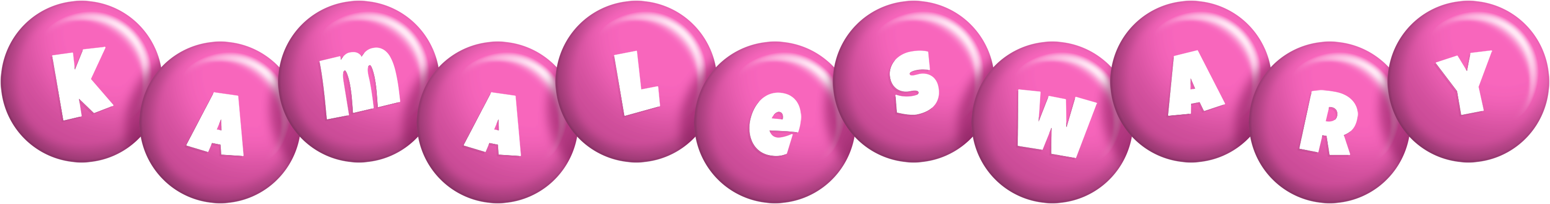 Kamaleswary candy-pink logo