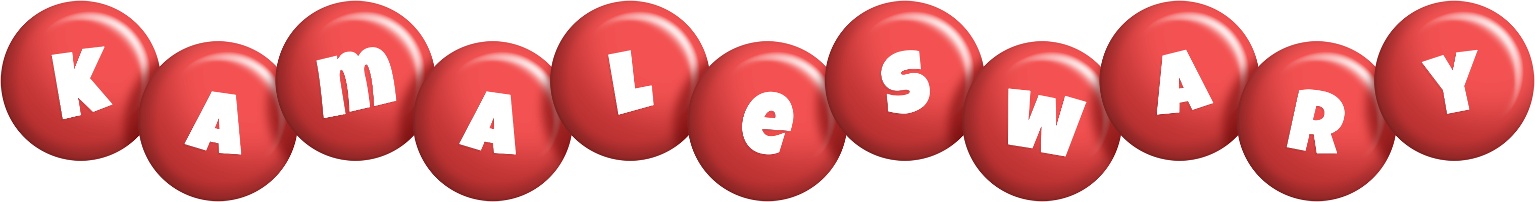 Kamaleswary candy-red logo