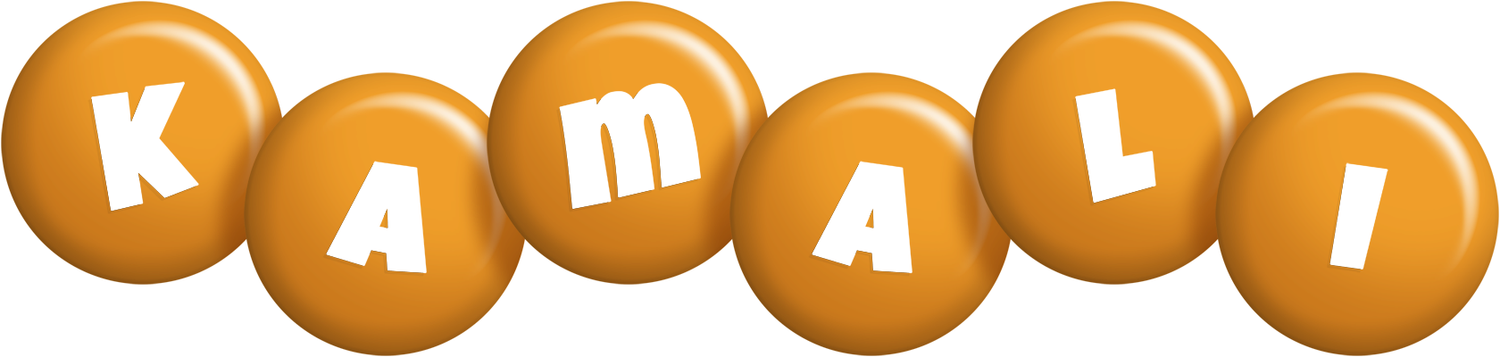Kamali candy-orange logo