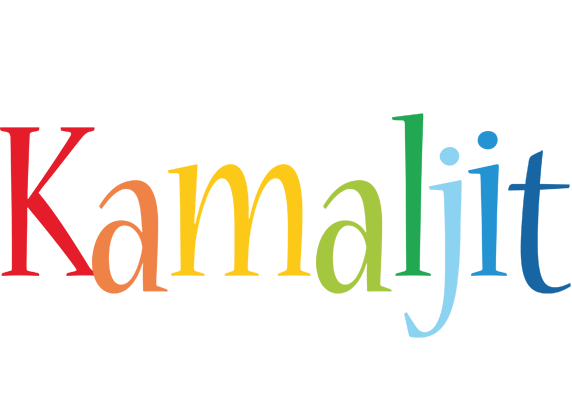 Kamaljit birthday logo