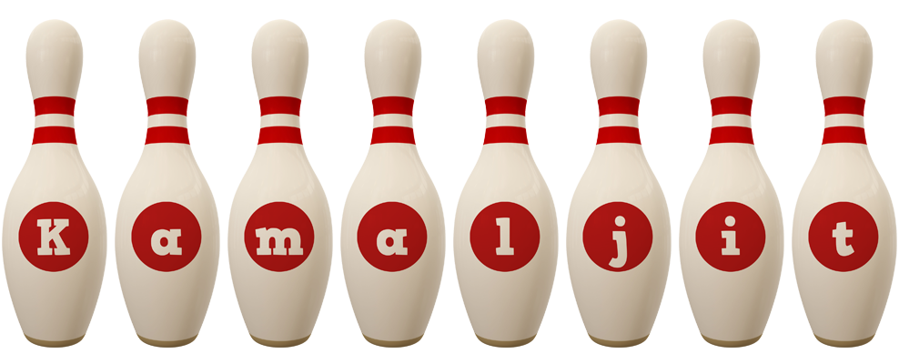 Kamaljit bowling-pin logo