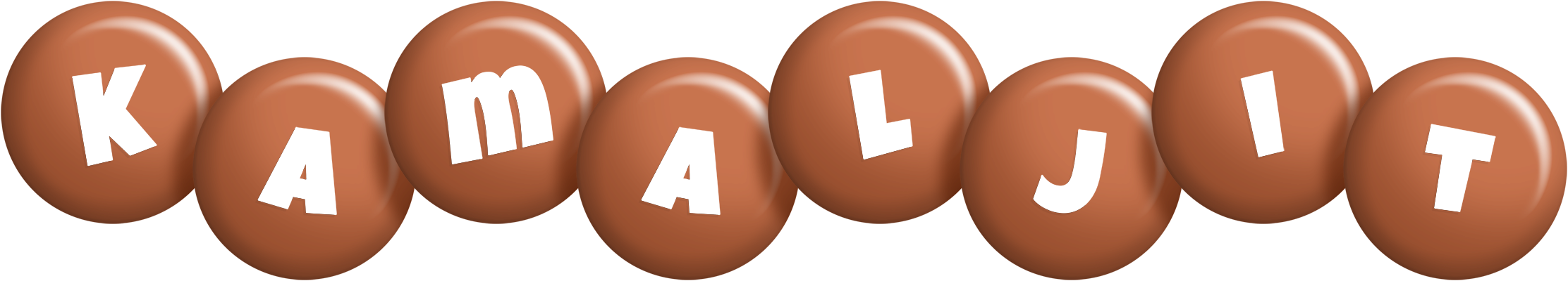 Kamaljit candy-brown logo