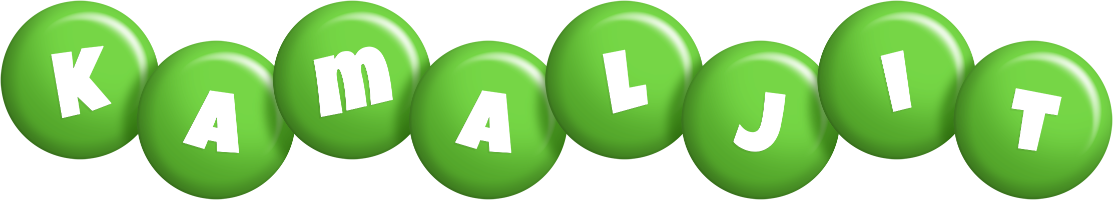 Kamaljit candy-green logo