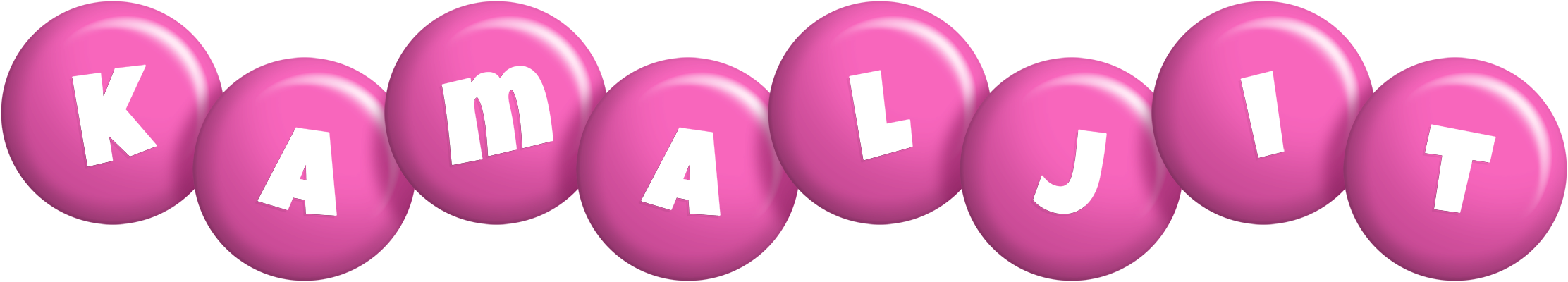 Kamaljit candy-pink logo