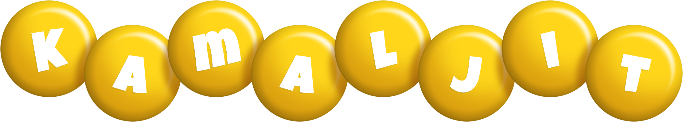 Kamaljit candy-yellow logo