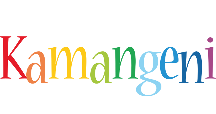 Kamangeni birthday logo