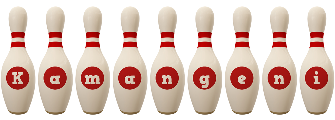 Kamangeni bowling-pin logo