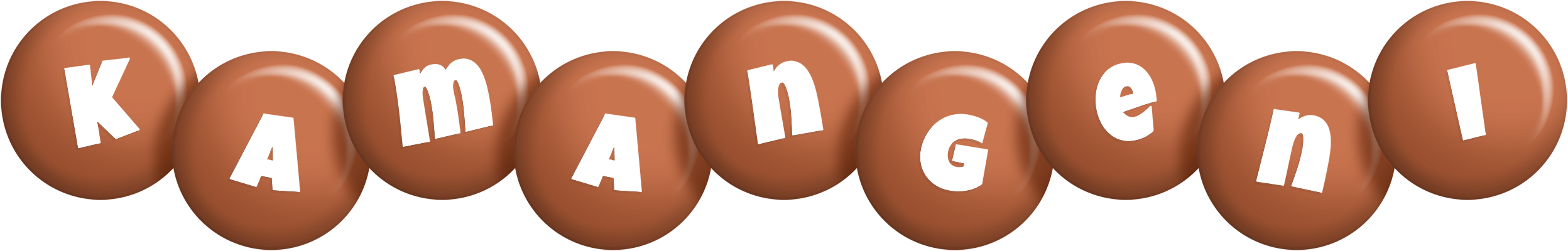 Kamangeni candy-brown logo