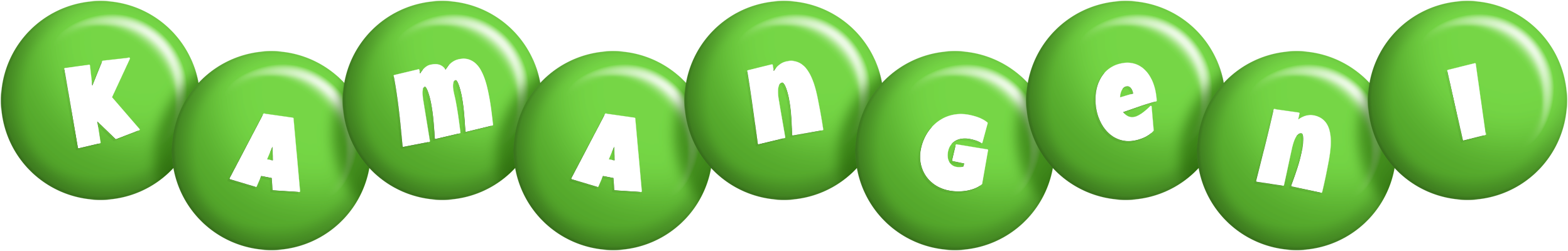 Kamangeni candy-green logo