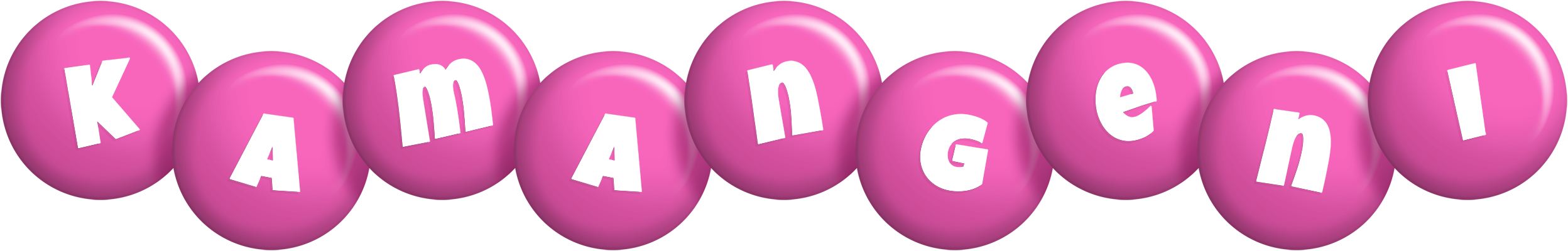 Kamangeni candy-pink logo