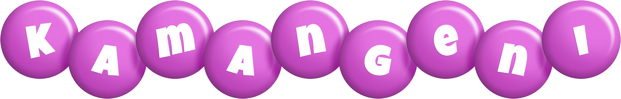 Kamangeni candy-purple logo