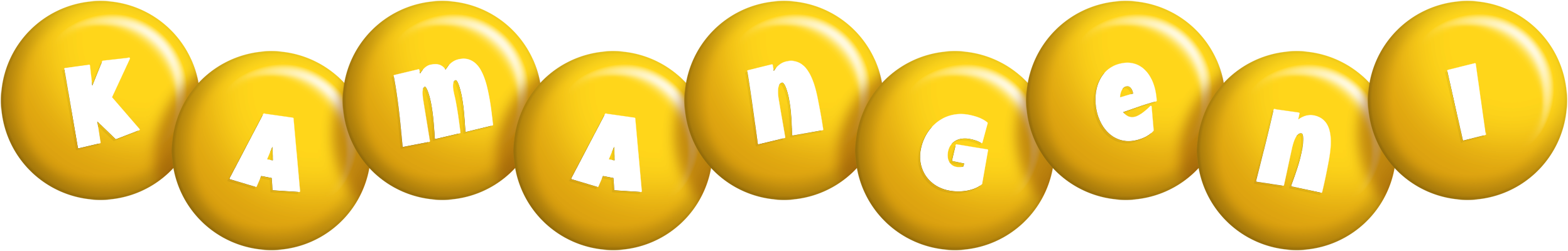 Kamangeni candy-yellow logo