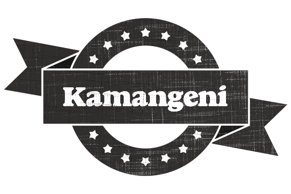 Kamangeni grunge logo
