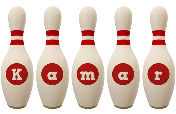 Kamar bowling-pin logo