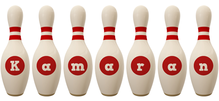 Kamaran bowling-pin logo