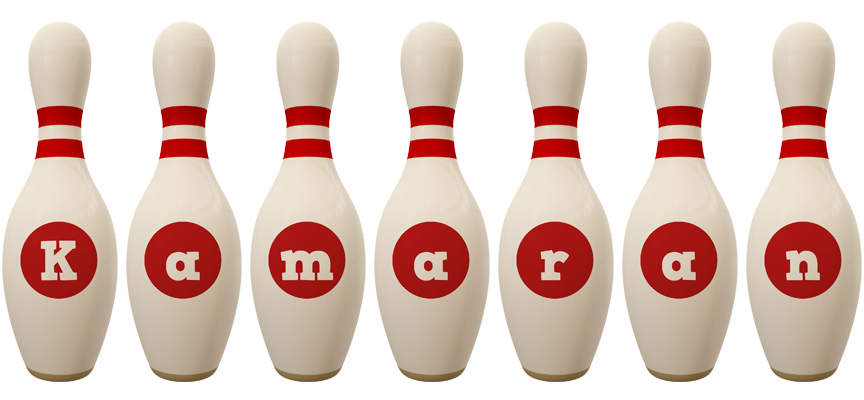 Kamaran bowling-pin logo