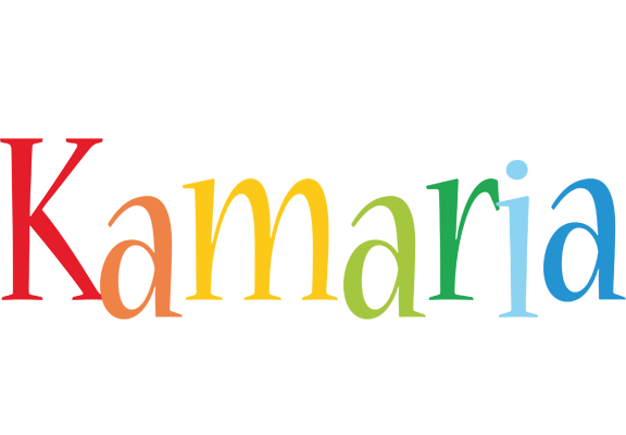 Kamaria birthday logo