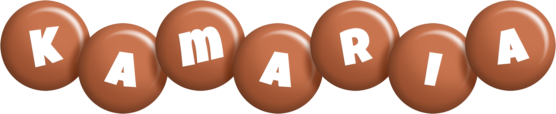 Kamaria candy-brown logo