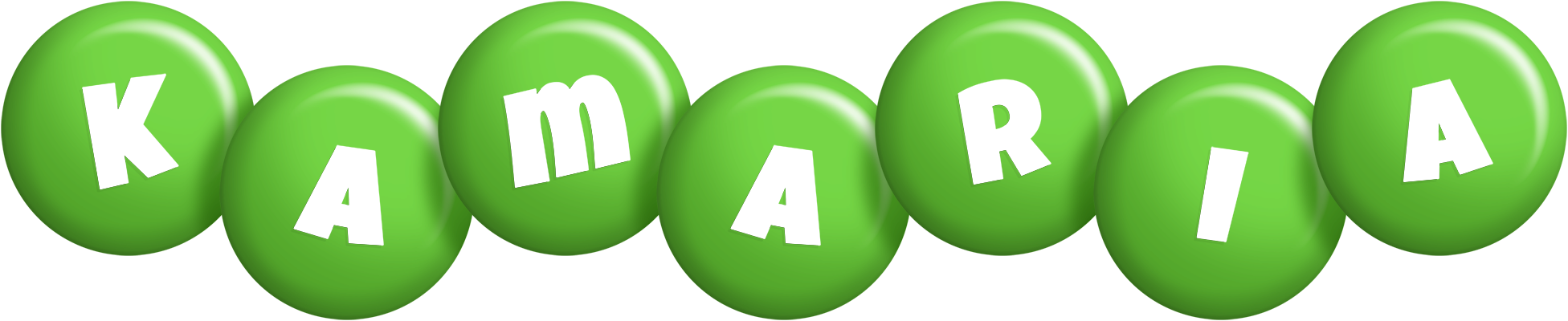 Kamaria candy-green logo